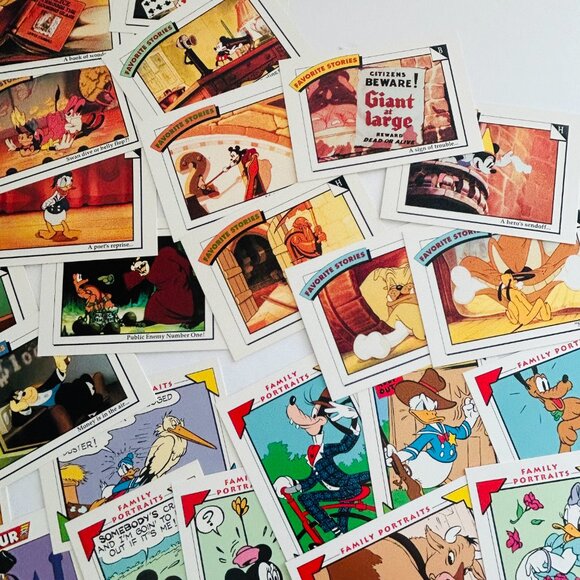 Disney Impel Collector Cards 1991 World Tour Fave Stories Family Portrait Lot 42 - Picture 3 of 7